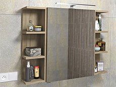 RIWA CABINET WITH MIRROR